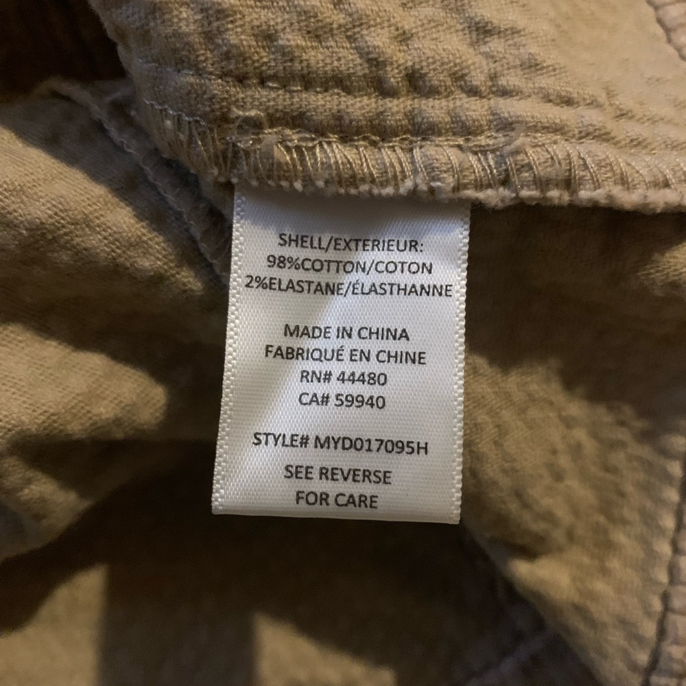 Tinseltown small corduroy Tan Midi Dress with Adjustable Straps - Picture 6 of 6